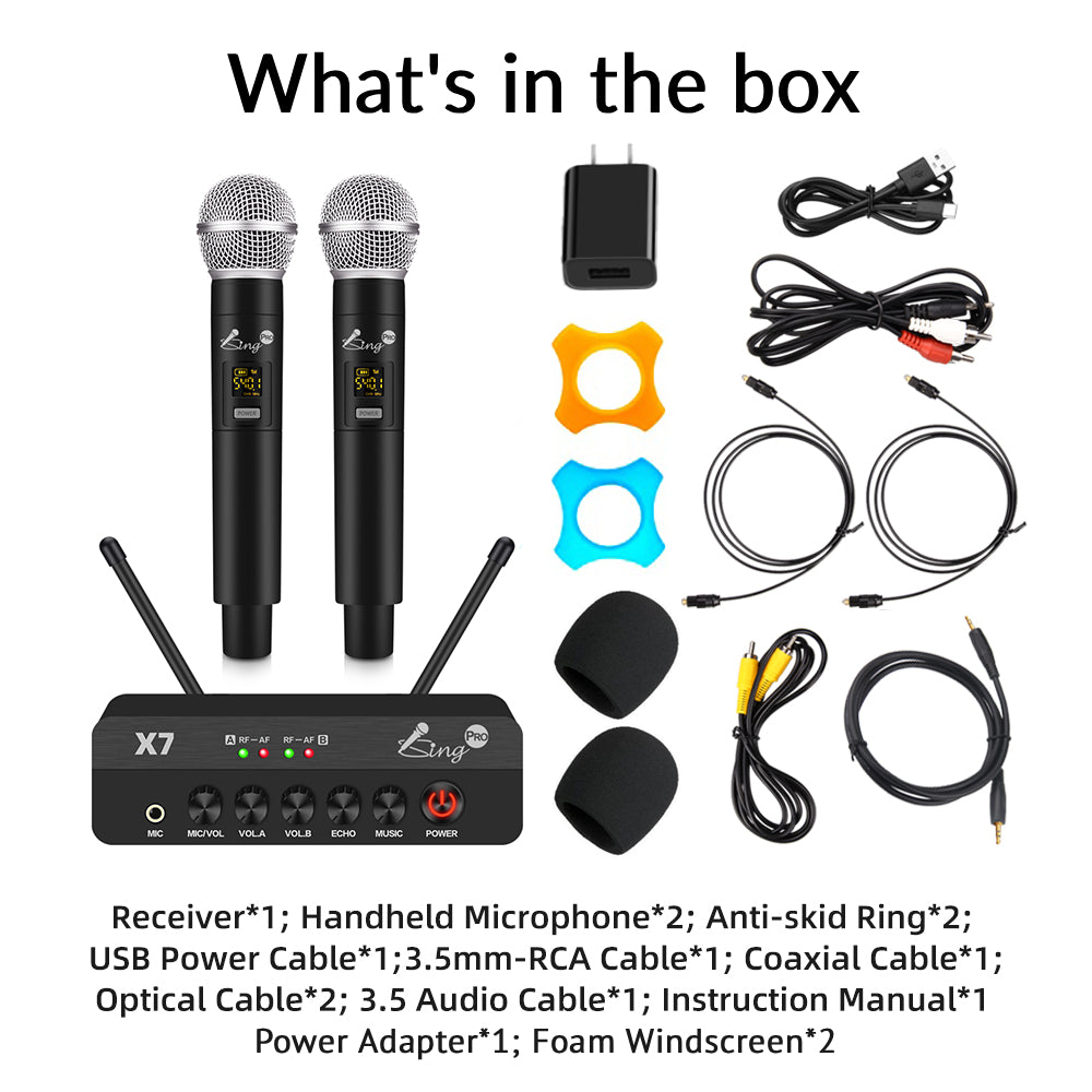 iSing™ X7 Star - Ultimate Wireless Karaoke System with Digital Interface
