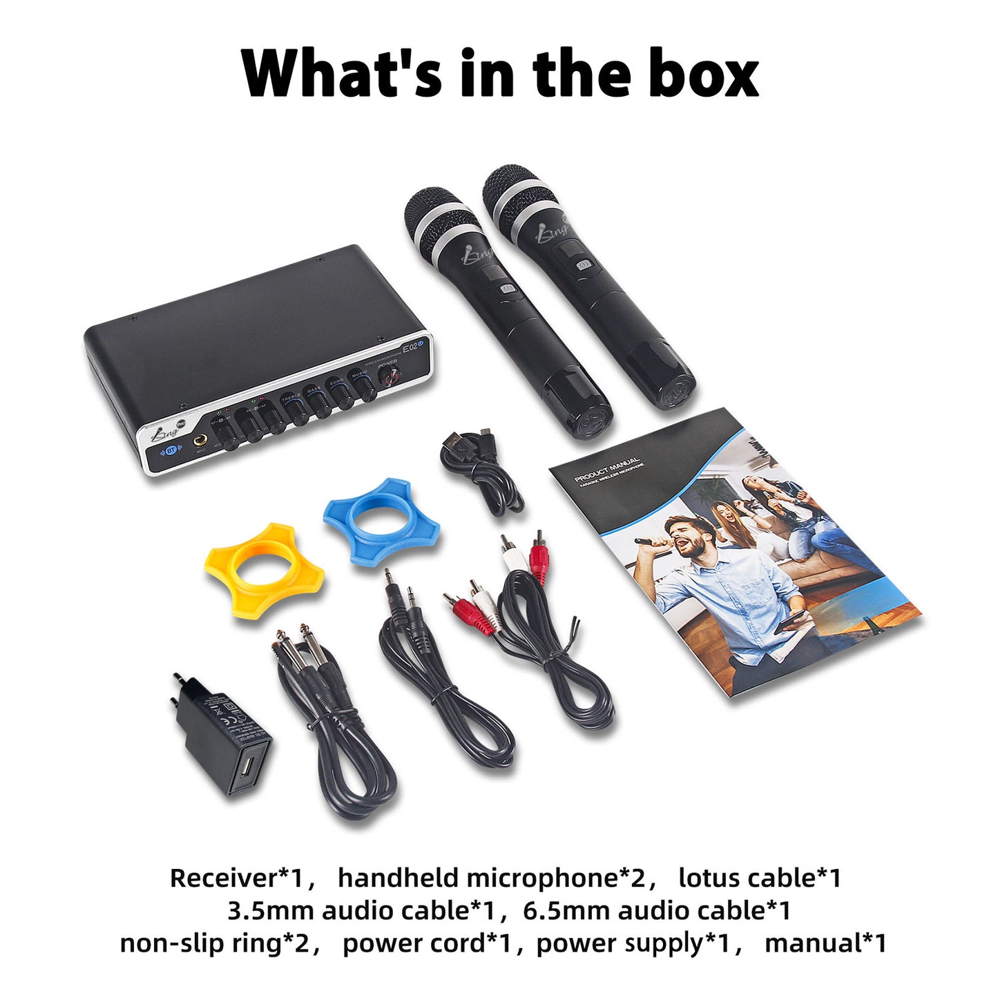 iSing™ Emotion 2U - Wireless Karaoke System with Voice Tone Control