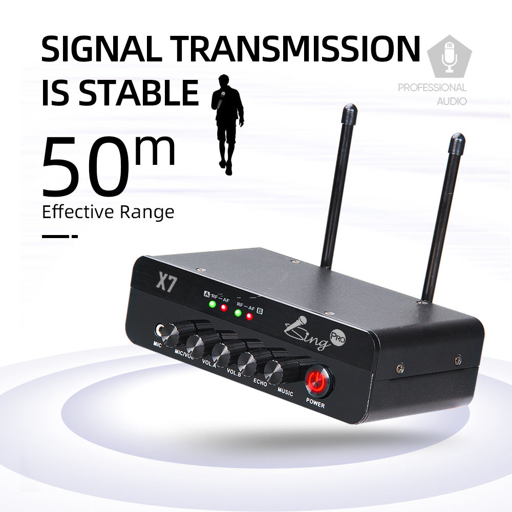 iSing™ X7 Star - Ultimate Wireless Karaoke System with Digital Interface