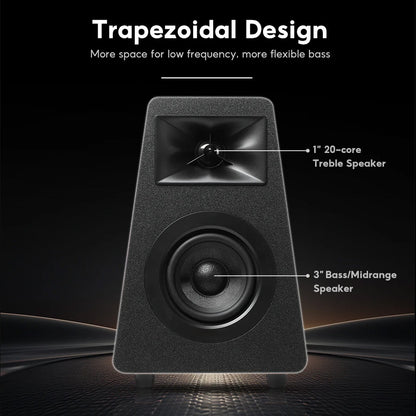 Altima™ 30S - High-Quality Active Wooden Speaker System